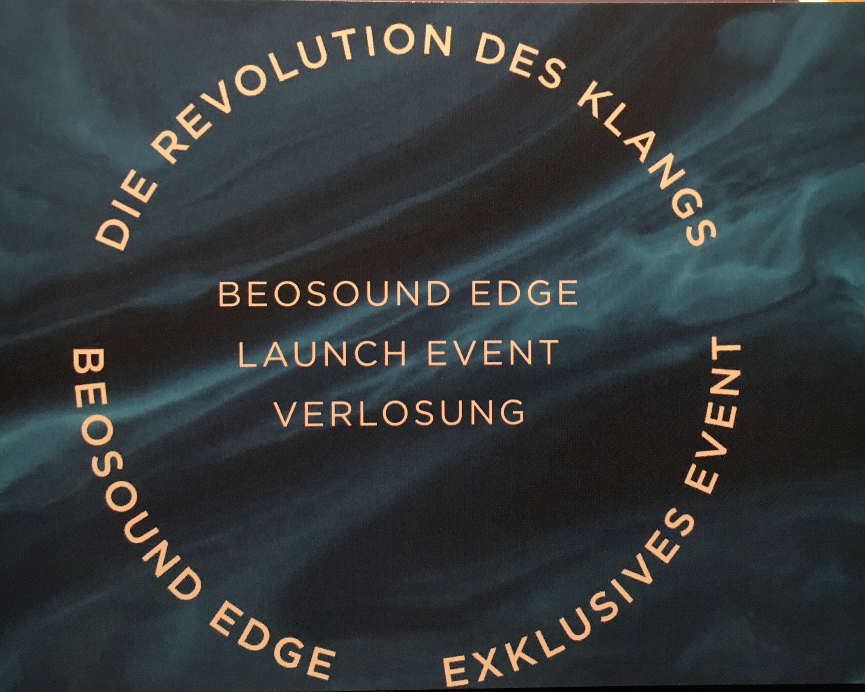 BEOSOUND EDGE EXKLUSIVES EVENT 30.11.2018 Hannover